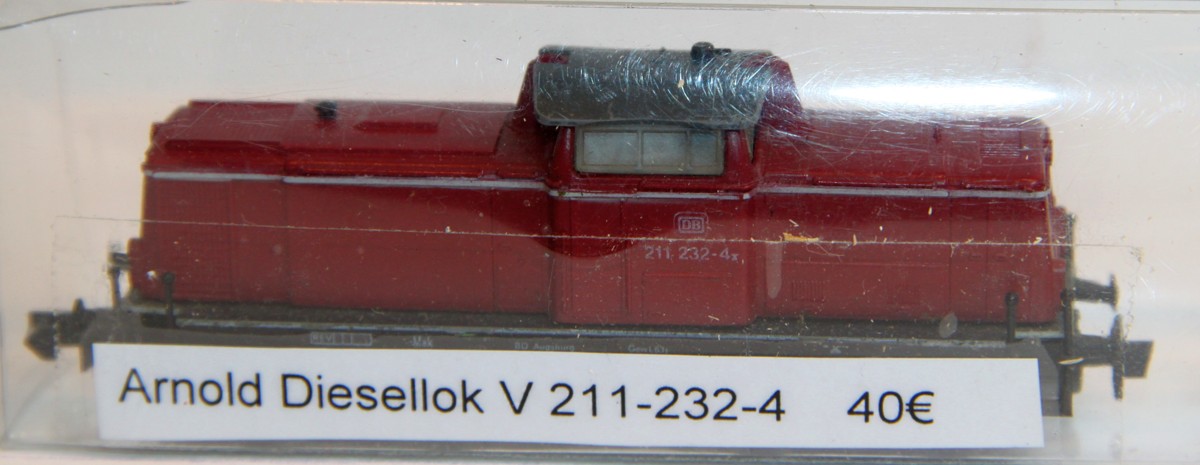 Verpackung für Arnold 0201, DC,  Diesellok BR V 211
