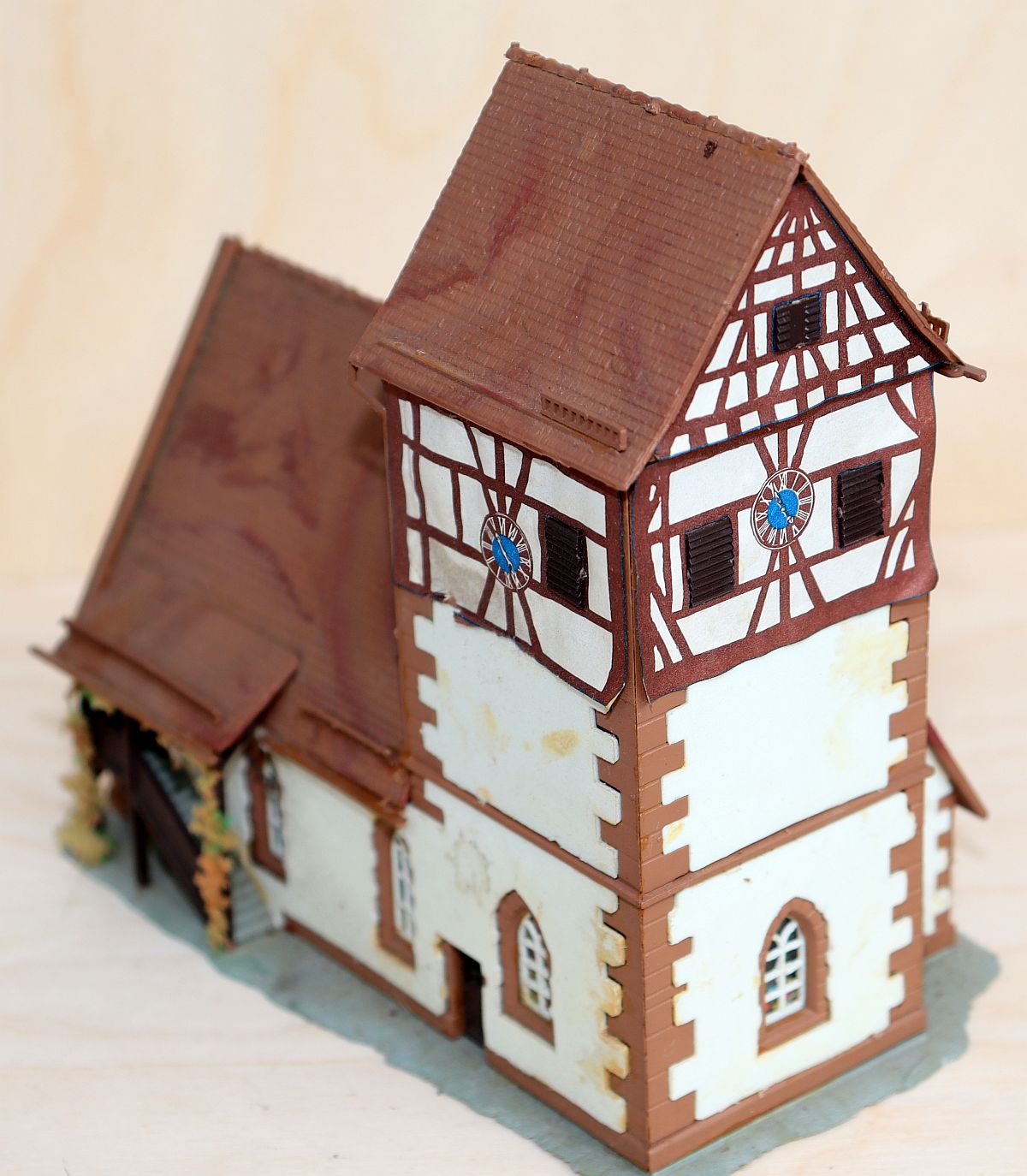 Model making N scale, town hall tower 1, SW19273