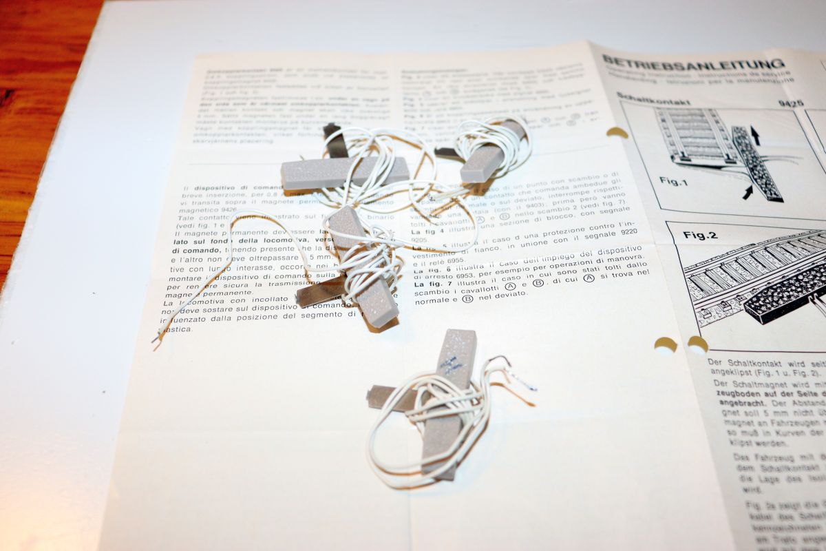 Fleischmann 9425, Schaltkontakt, Spur N
