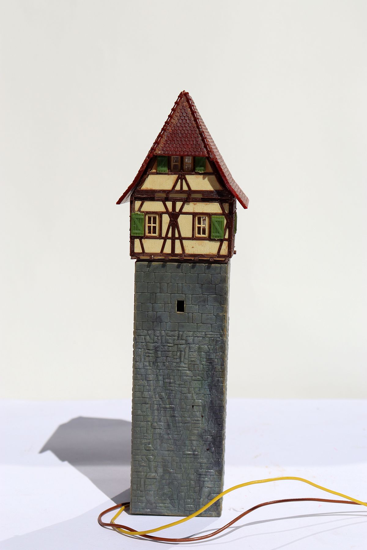 Modellbau SW19965, half-timbered house on tower for N scale, (already assembled from kit),
