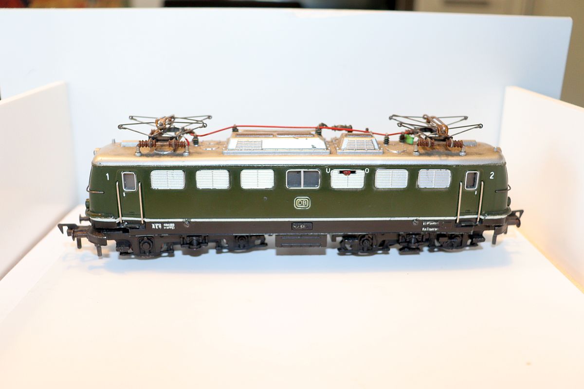 Fleischmann 1338, electric locomotive BR E40 034 of the DB, green, DC, gauge H0, 