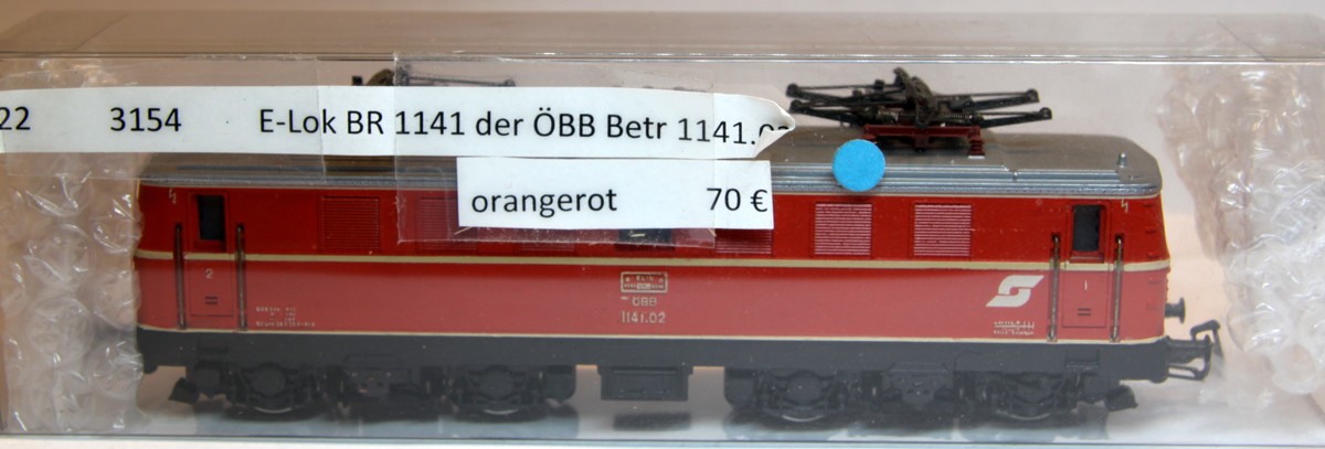 Märklin 3154, gebrauchte Elektrolok der Baureihe 1141 der Öbb, 