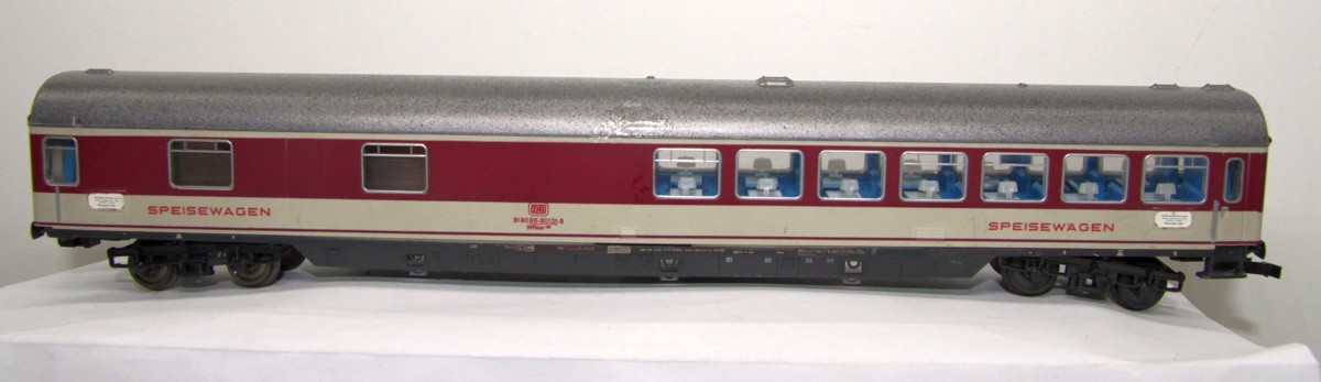 Röwa Supermodell 3024, Speisewagen der DB "51 8088-80121-3", DC, Spur H0, mit Ersatzverpackung