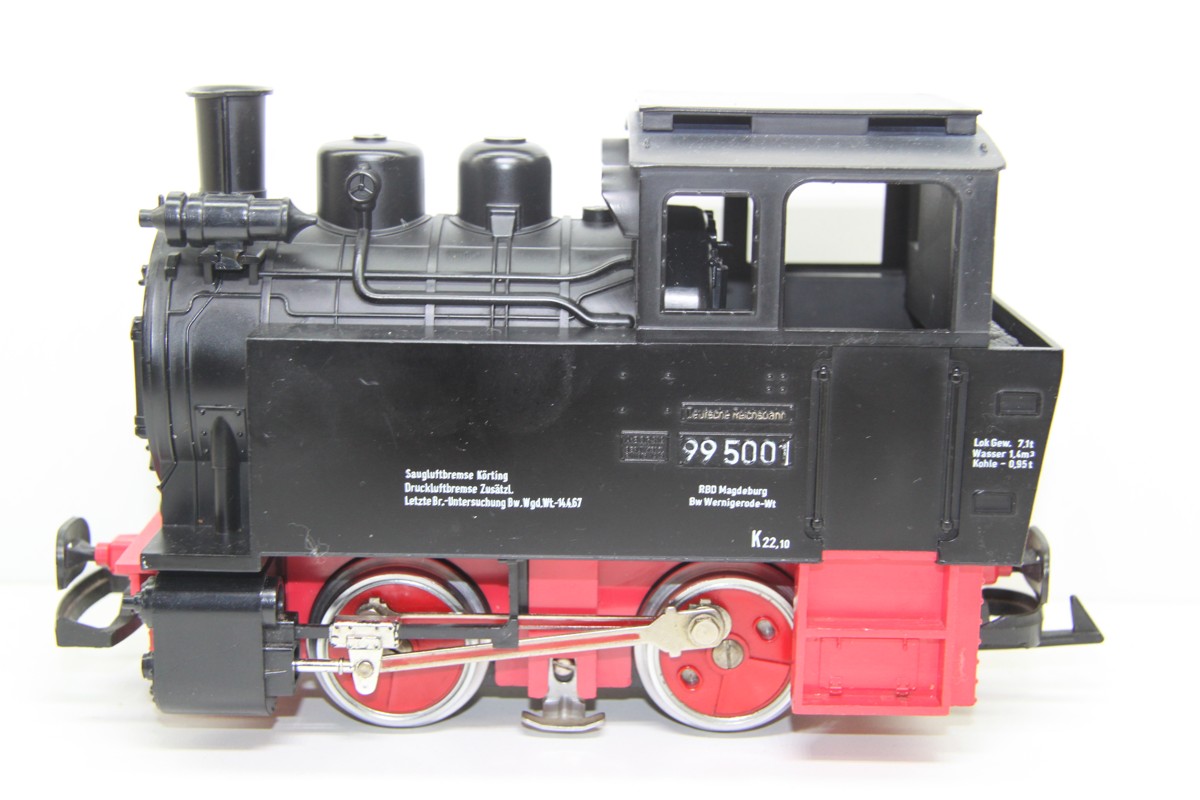 LGB  Dampflok 995001, "Die kleine Dicke", schwarz, AC, Spur G, ohne Originalverpackung