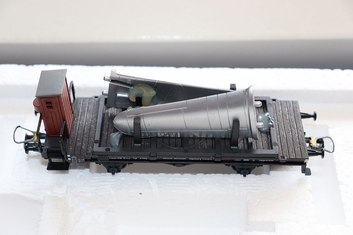 Märklin 45097 Wagen-Set „Flugzeug-Transport“.