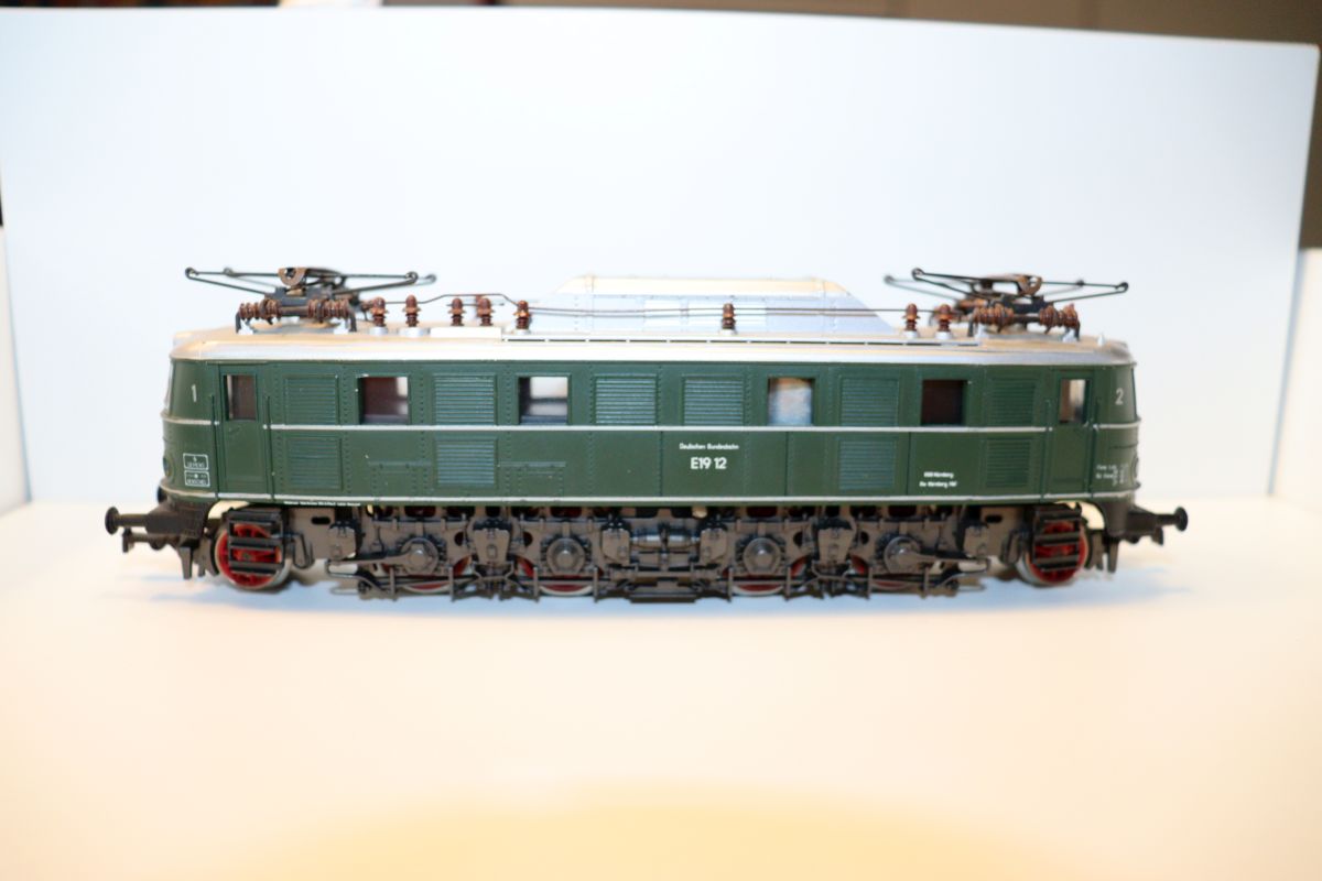 Rivarossi 1667,  Elektrolok BR E 19 12 der DB, grün, DC, für Spur H0, siehe Bilder