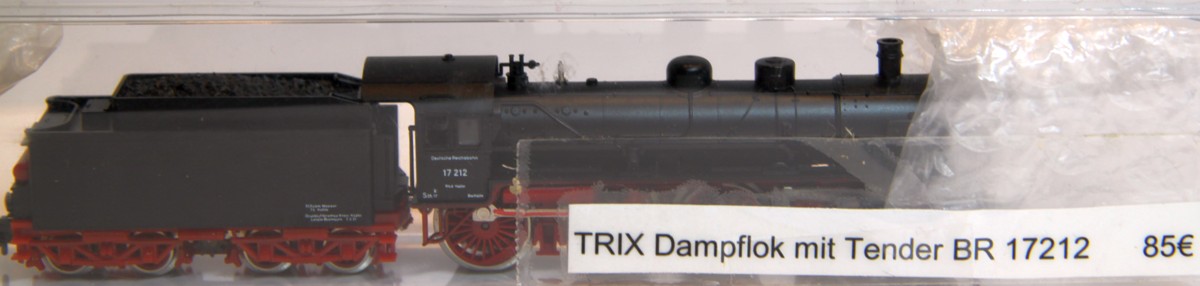 Verpackung für Minitrix 12077 N,  Dampflok mit Tender BR 17 212 der DRG 