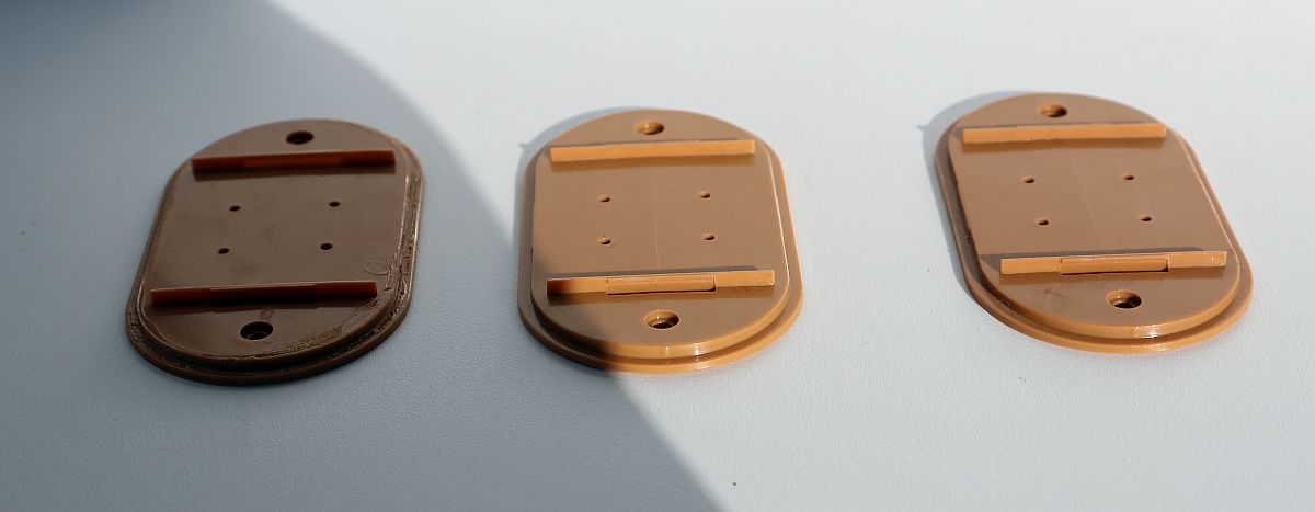 Märklin 7250, Unterlegplatte Fundament,  2,5 mm , braun, Kunststoff