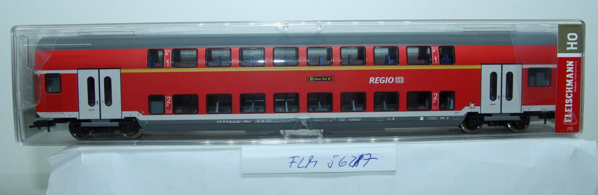 Fleischmann 562703, Doppelstockwagen 1,/2,Klasse der DB AG, DC, 