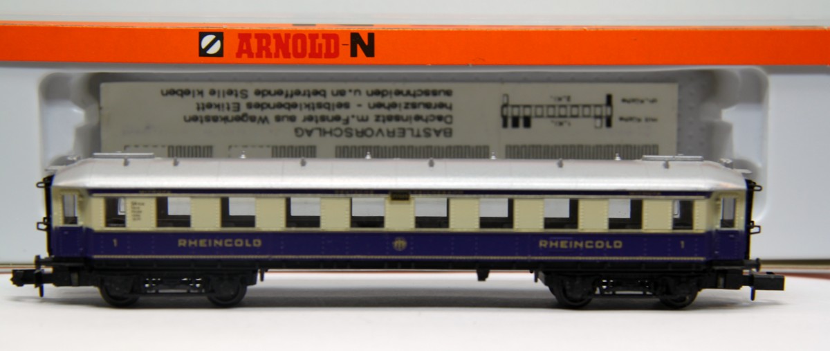 Arnold N 3312, Rheingold Salonwagen/Küche 1. Klasse 20 505 der DRG, DC, Spur N, in OVP