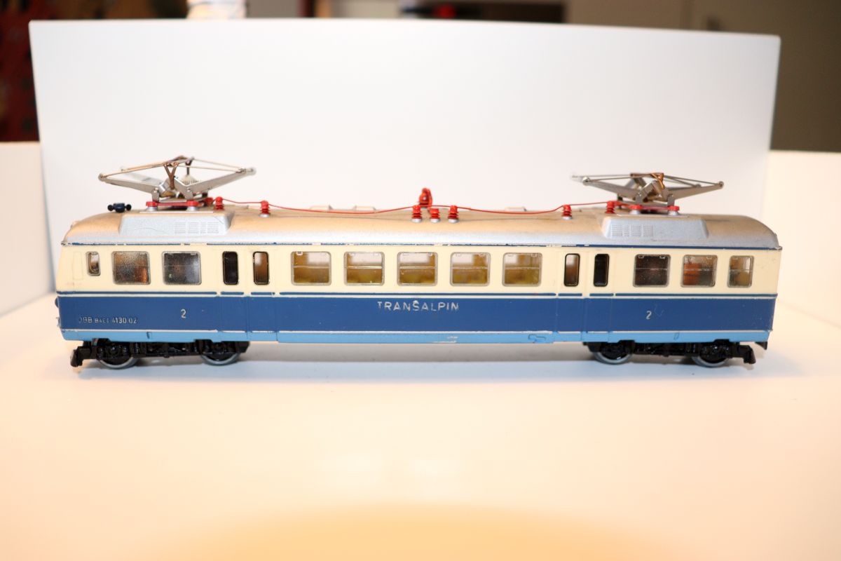 Kleinbahn 4130, Schnelltriebwagen Transalpin der ÖBB, blau/weiß, DC, für Spur H0, siehe Bilder