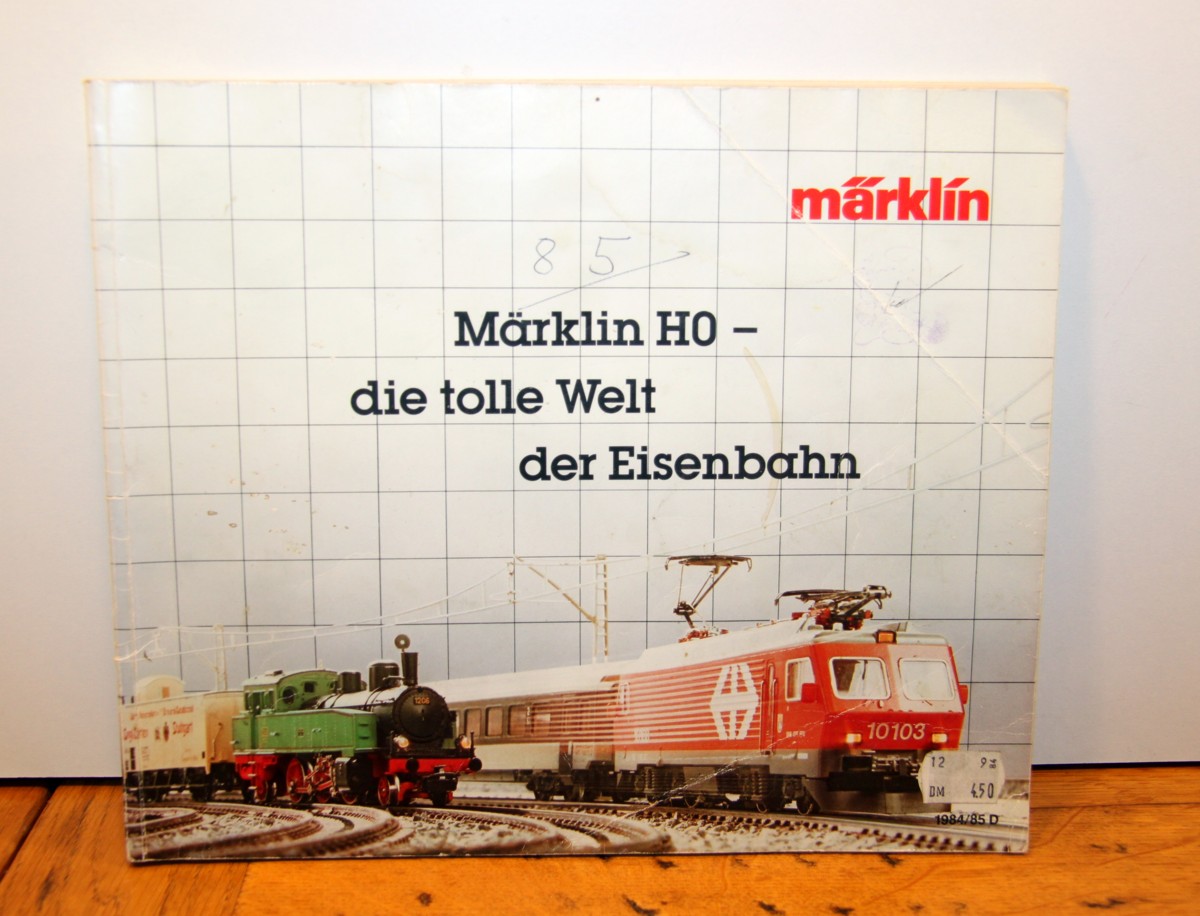 Märklin Katalog, Ausgabe 1984/85 ,Deutsch, Hauptkatalog 192 Seiten, in guter Erhaltung
