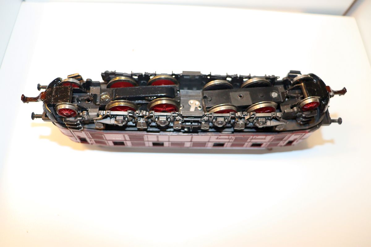 Rivarossi 1098, E-Lok E19 11 der DB, rot, DC, für Spur H0, siehe Bilder, 
