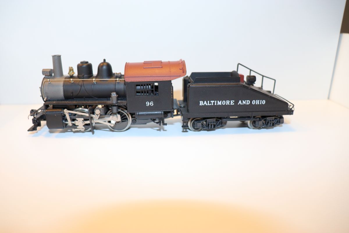 Rivarossi 1225, US Dampflok mit Tender, 96 Baltimore & Ohio, DC, für Spur H0, siehe Bilder