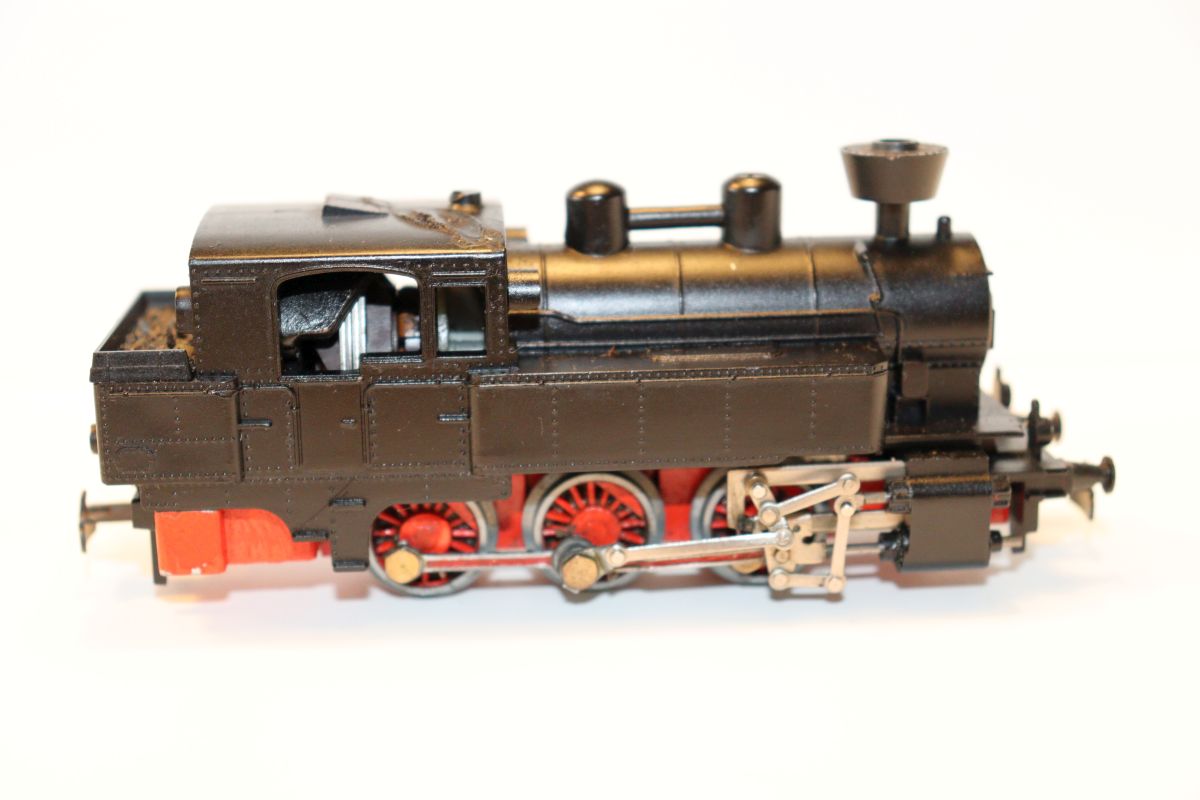 Kleinbahn SW21086, Dampflok, Tenderlok, vintage, schwarz, DC, für Spur H0, siehe Bilder
