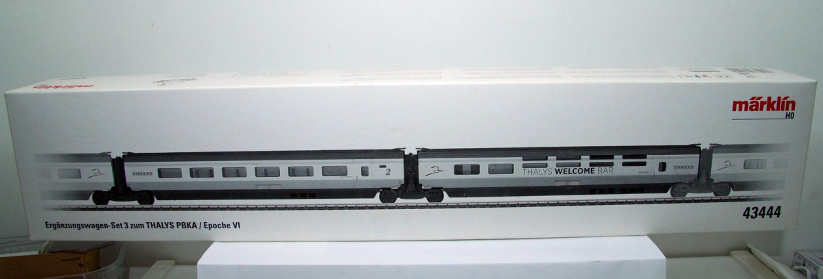 Märklin 43444, Ergänzungswagen-Set 3 zum THALYS PBKA,