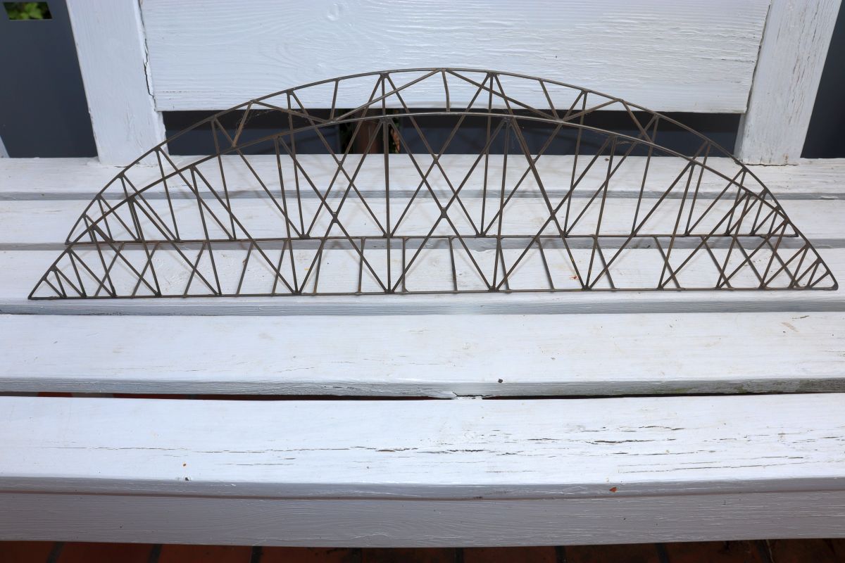 Bogenbrücke SW21014, aus Metall, Länge 66 cm, Höhe 15,5 cm, geeignet für Spur H0