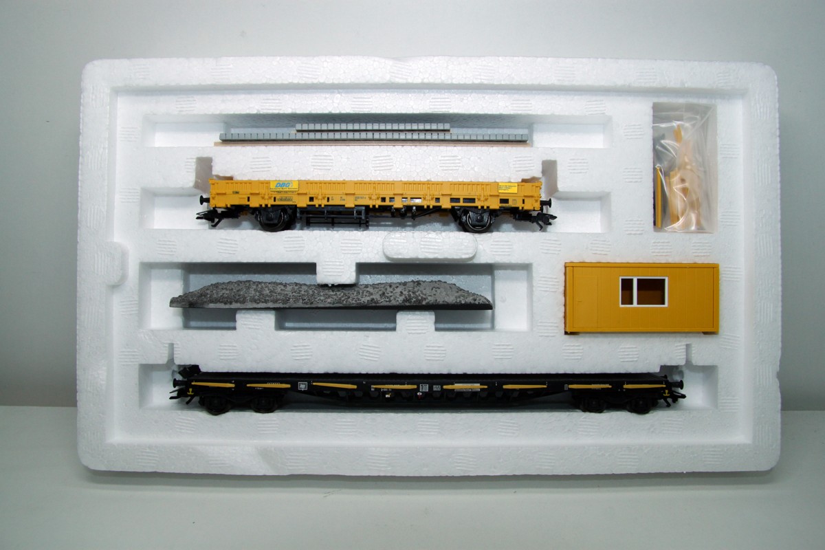 Märklin 47036, Bauzugwagenset der DBG, Epoche VI, limitiert I+S