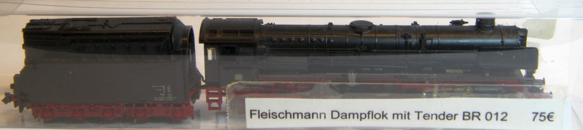 VVerpackung der Fleischmann  Dampflok mit Tender  BR 012 081-6 der DB