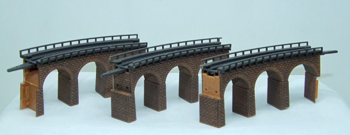 Faller,Viadukt Oberteile - Set von 3 Stück, Spur Z, ohne Originalverpackung