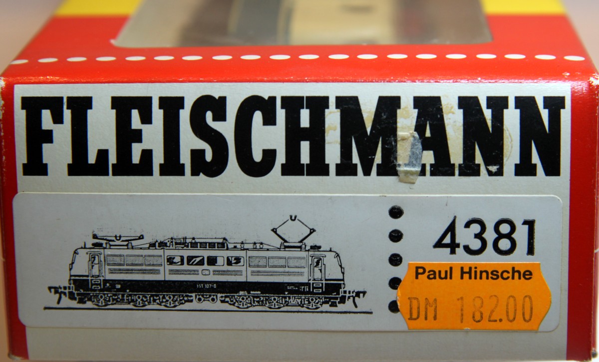 Originalverpackung Fleischmann 4381