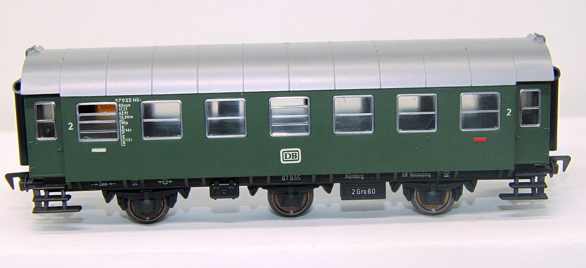Fleischmann 5090, DB conversion wagon BD3yg, green, era 3 , 