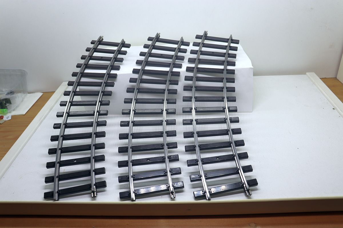 Märklin 5922, Curved track, AC, for gauge 1, without original packaging