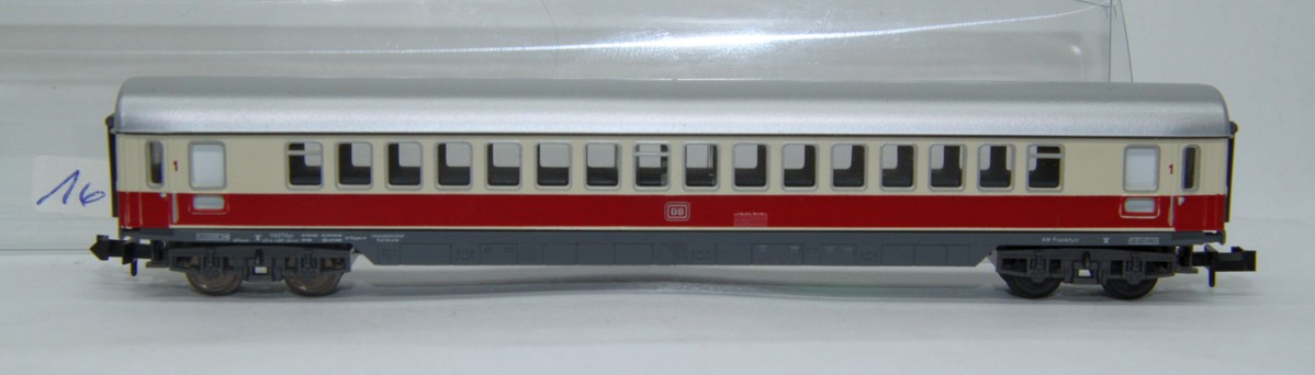 Minitrix 3018 N, TEE/IC Abteilwagen 1.Klasse, rot-beige, DC, Spur N, ohne OVP