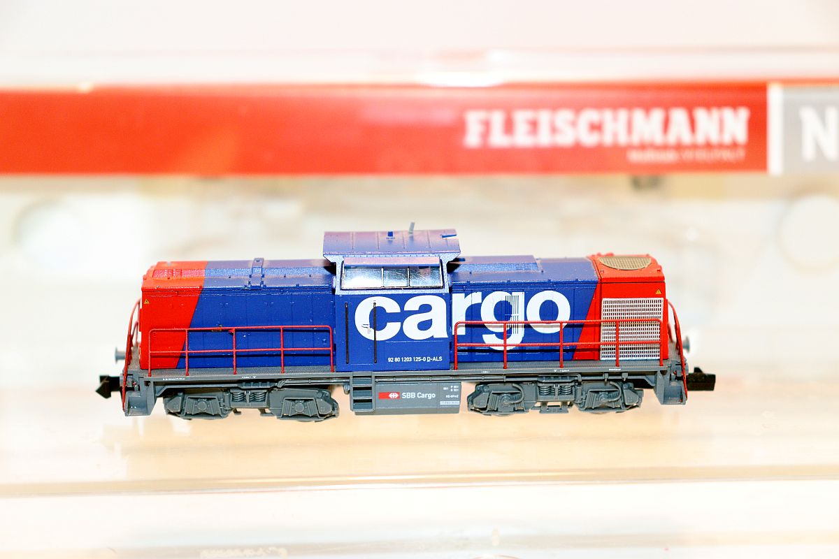 Fleischmann 721102, Diesellok BR 203, SBB Cargo, DC, Spur N, Epoche VI