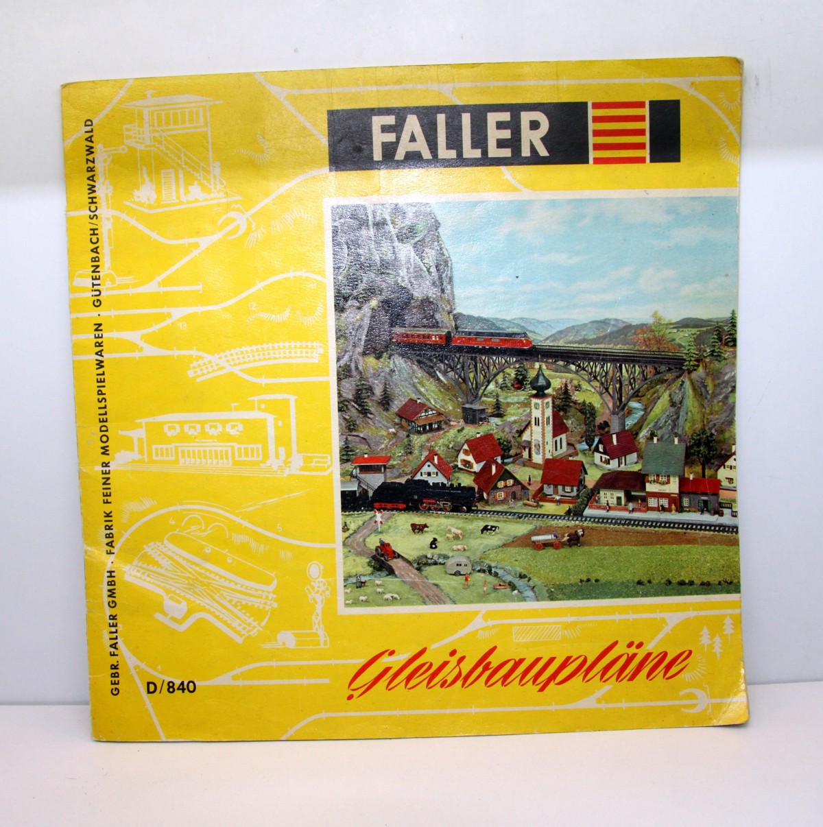 Faller 840 D, "Gleisbaupläne" , aus den 1970ern