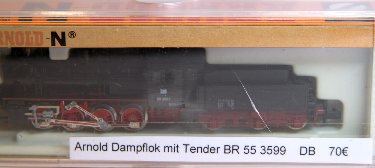 Verpackung der Arnold 2515,  Dampflok BR 55 3599 der DB