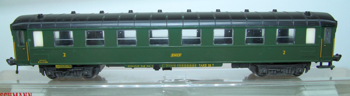 FLEISCHMANN WAGON VOYAGEURS 2de CLASSE SNCF REFERENCE 5153