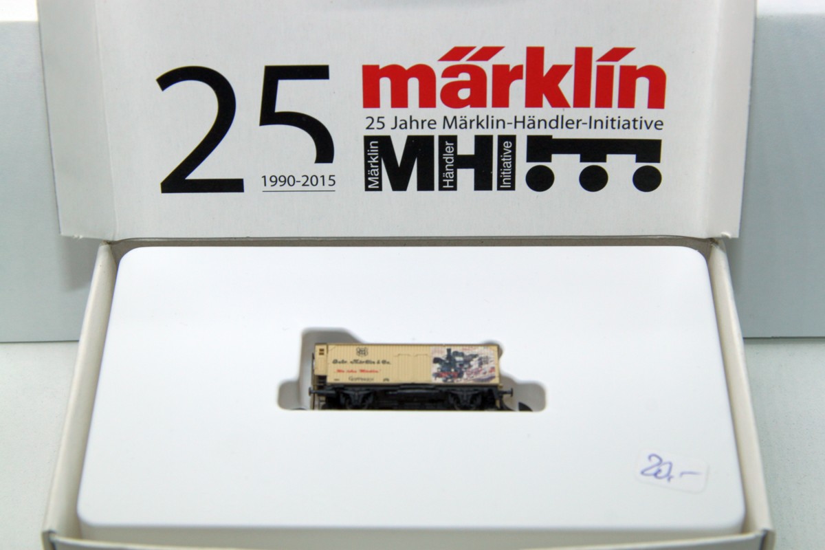 MÄRKLIN, , wagon with brakeman's cab, Z-gauge, with original box