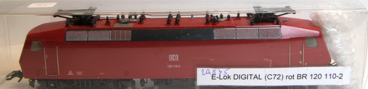 Verpackung der Märklin aus Set 29835, AC,  Elektrische Lokomotive der DB,