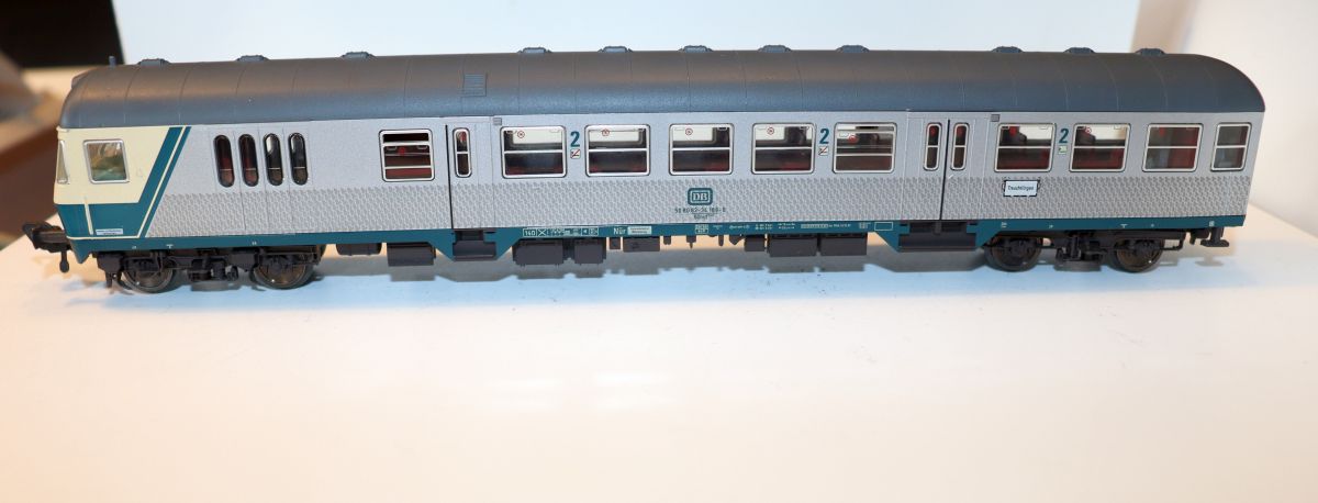 Fleischmann SW20973, DZugwagen, Silberling Steuerwagen 2. Klasse, DC, für Spur H0