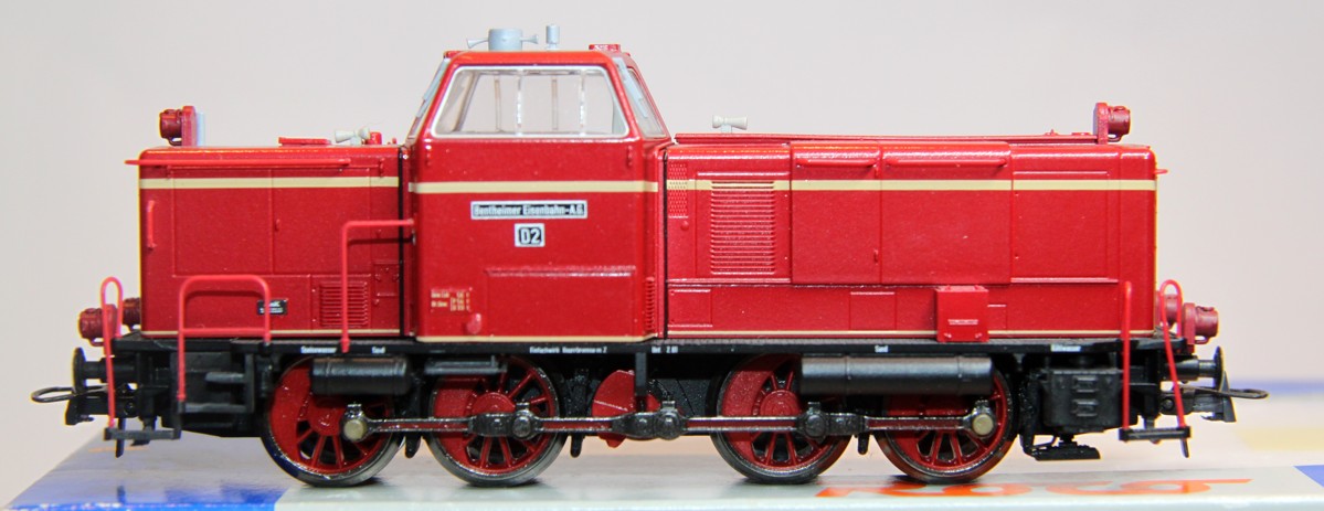 Roco 63942,  Diesellok V 65 D2 der Bentheimer Eisenbahn AG, rot